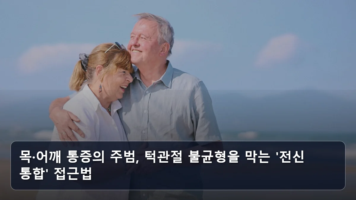 목·어깨 통증의 주범, 턱관절 불균형을 막는 '전신 통합' 접근법 관련 이미지