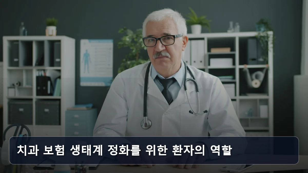 치과 보험 생태계 정화를 위한 환자의 역할 관련 이미지