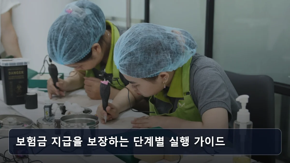 보험금 지급을 보장하는 단계별 실행 가이드 관련 이미지