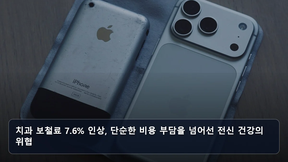치과 보철료 7.6% 인상, 단순한 비용 부담을 넘어선 전신 건강의 위협 관련 이미지