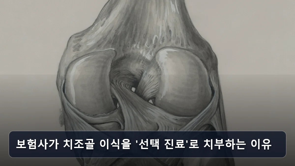 보험사가 치조골 이식을 '선택 진료'로 치부하는 이유 관련 이미지