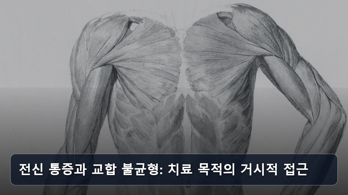 전신 통증과 교합 불균형: 치료 목적의 거시적 접근 관련 이미지