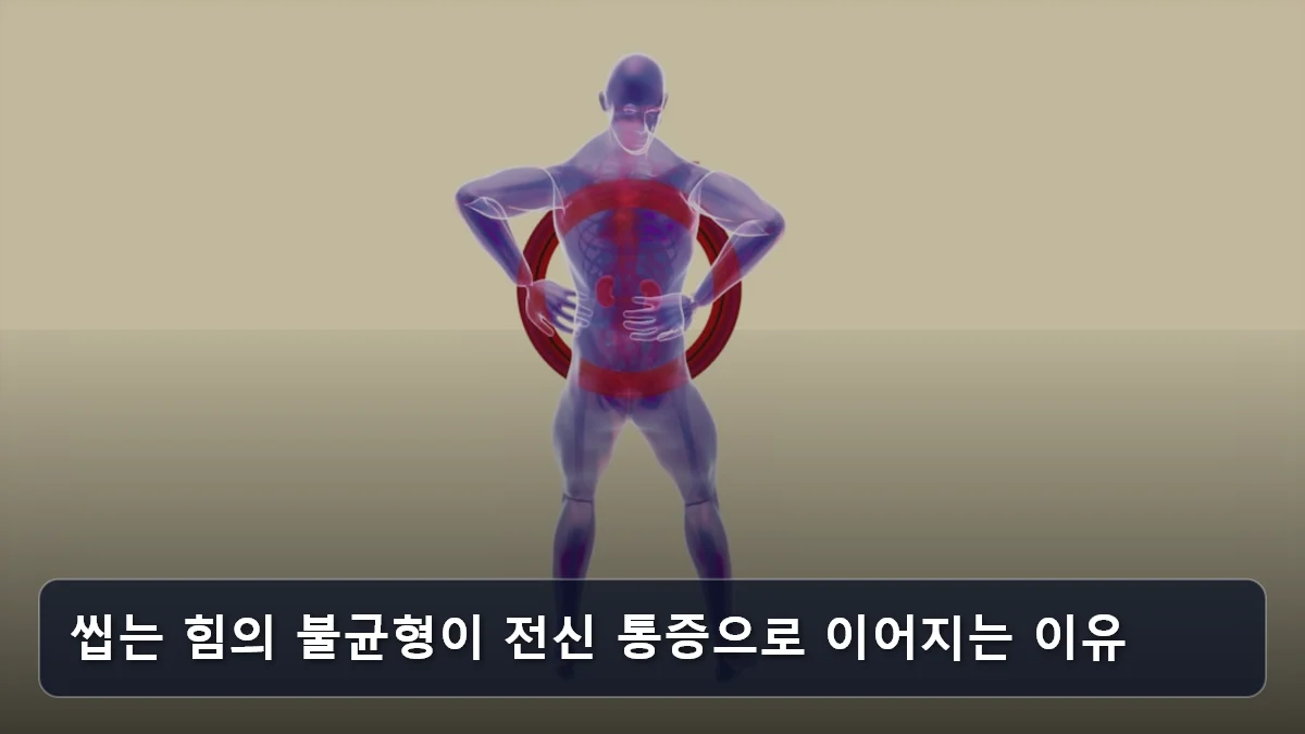 씹는 힘의 불균형이 전신 통증으로 이어지는 이유 관련 이미지