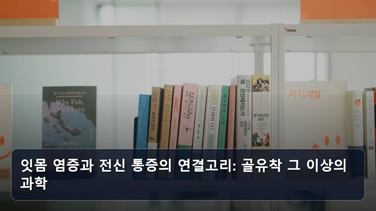 잇몸 염증과 전신 통증의 연결고리: 골유착 그 이상의 과학 관련 이미지