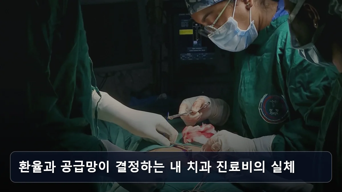 환율과 공급망이 결정하는 내 치과 진료비의 실체 관련 이미지