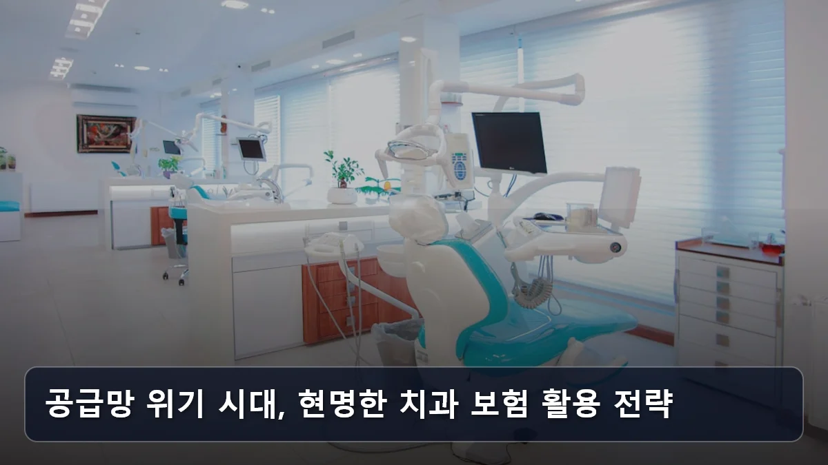 공급망 위기 시대, 현명한 치과 보험 활용 전략 관련 이미지