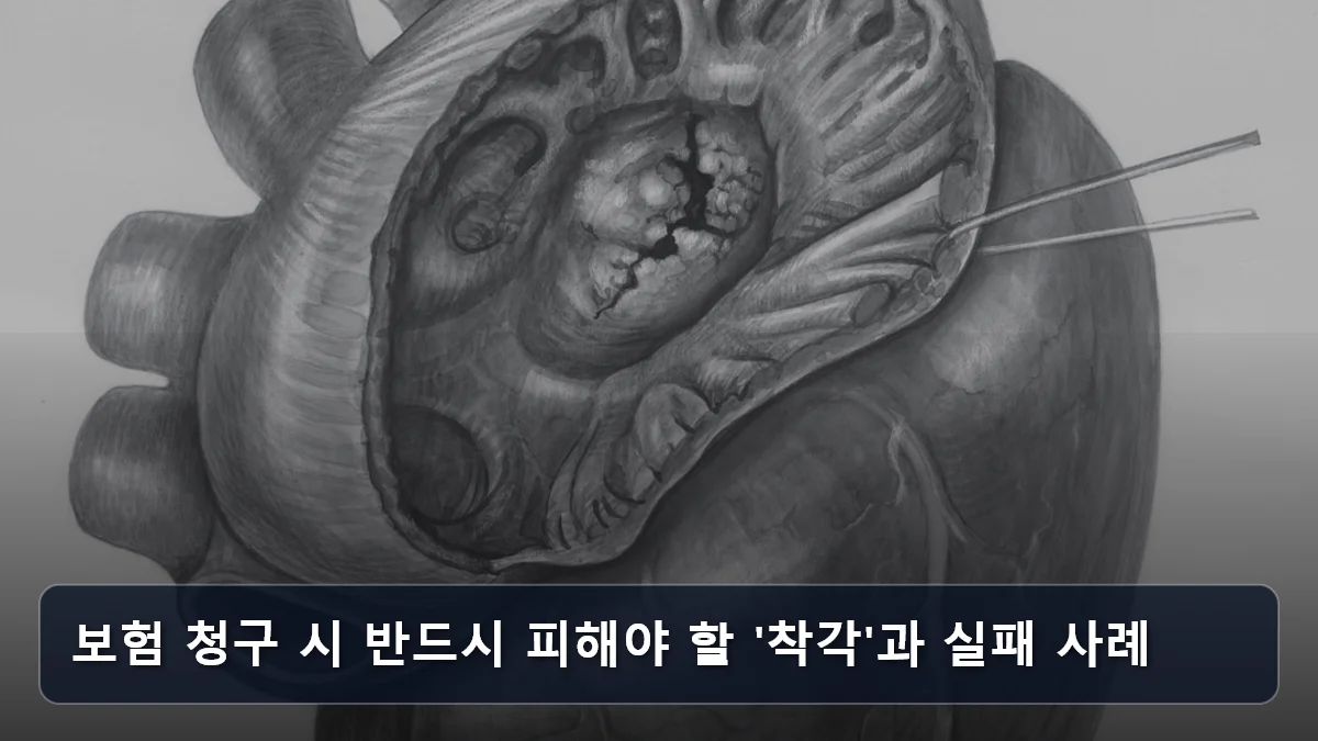 보험 청구 시 반드시 피해야 할 '착각'과 실패 사례 관련 이미지