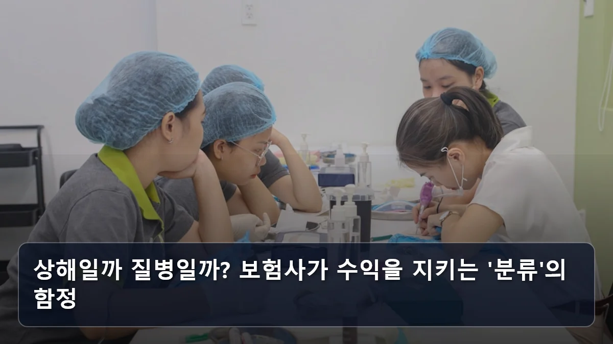 상해일까 질병일까? 보험사가 수익을 지키는 '분류'의 함정 관련 이미지