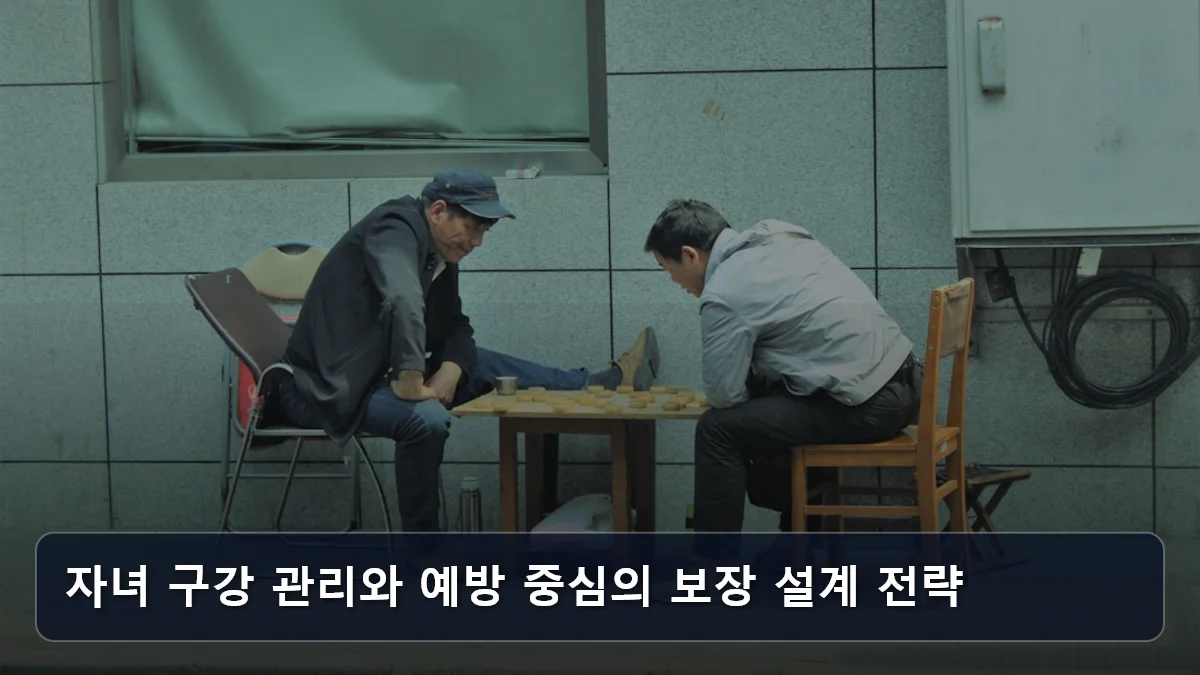 자녀 구강 관리와 예방 중심의 보장 설계 전략 관련 이미지