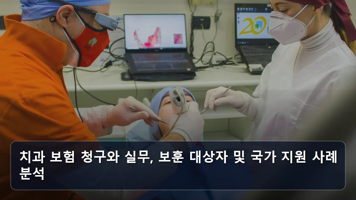 치과 보험 청구와 실무, 보훈 대상자 및 국가 지원 사례 분석 관련 이미지